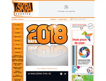Tablet Screenshot of iskra.org.rs